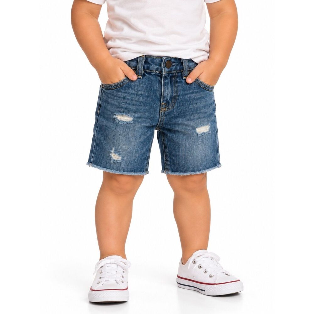 🔥 5 for $30 🔥 Gap Boys Distressed Jean Shorts | 2T
